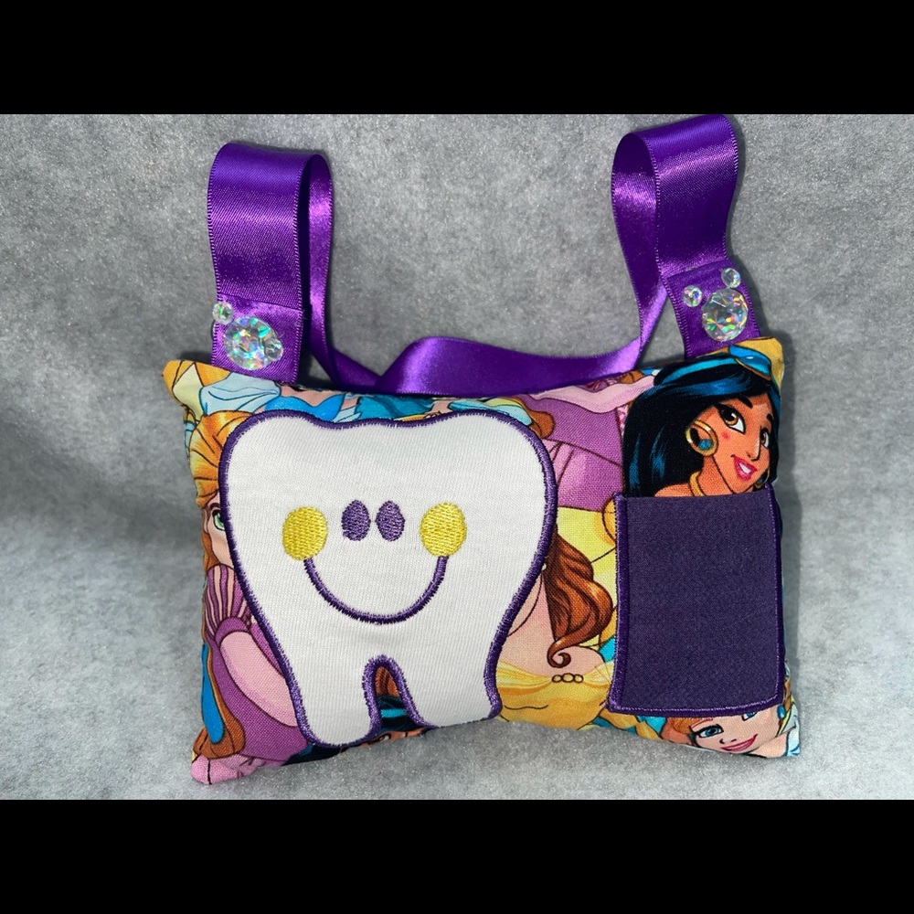 Tooth Fairy Pillow With Functioning Pocket.
